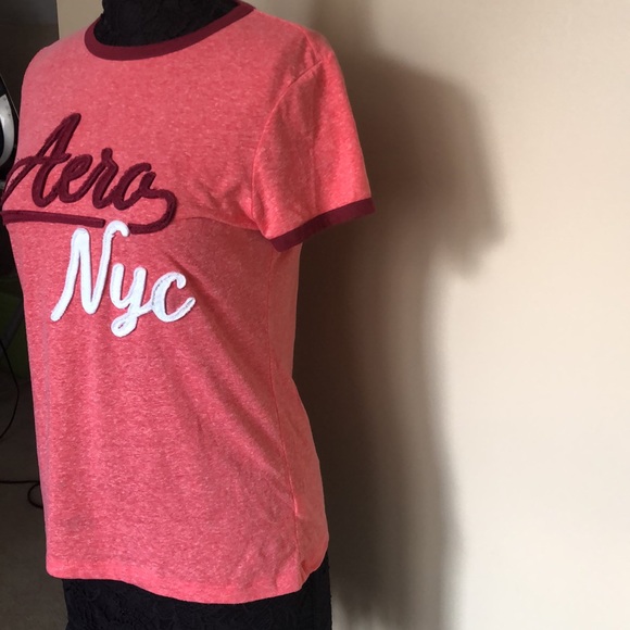 Aéropostale coral vintage t-shirt - Picture 2 of 4